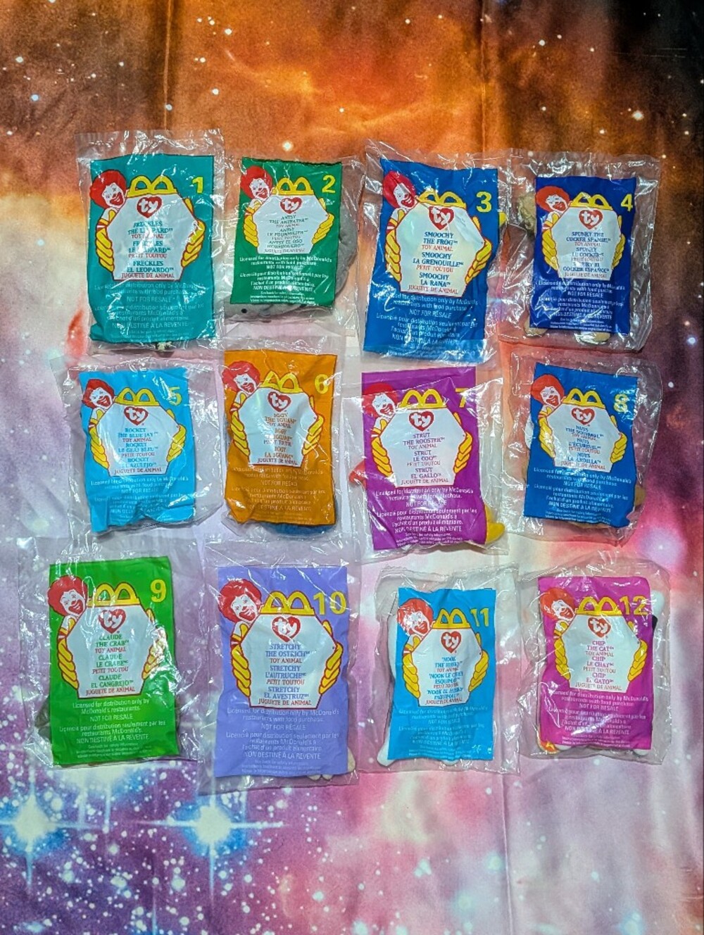 McDonald's TY Beanie Babies Full Set